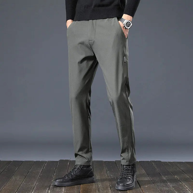 Men's Fashion Casual Solid Color Loose Pants - SMSB 66