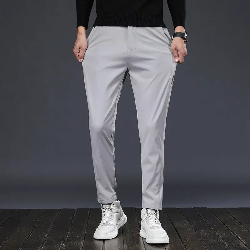 Men's Fashion Casual Solid Color Loose Pants - SMSB 66