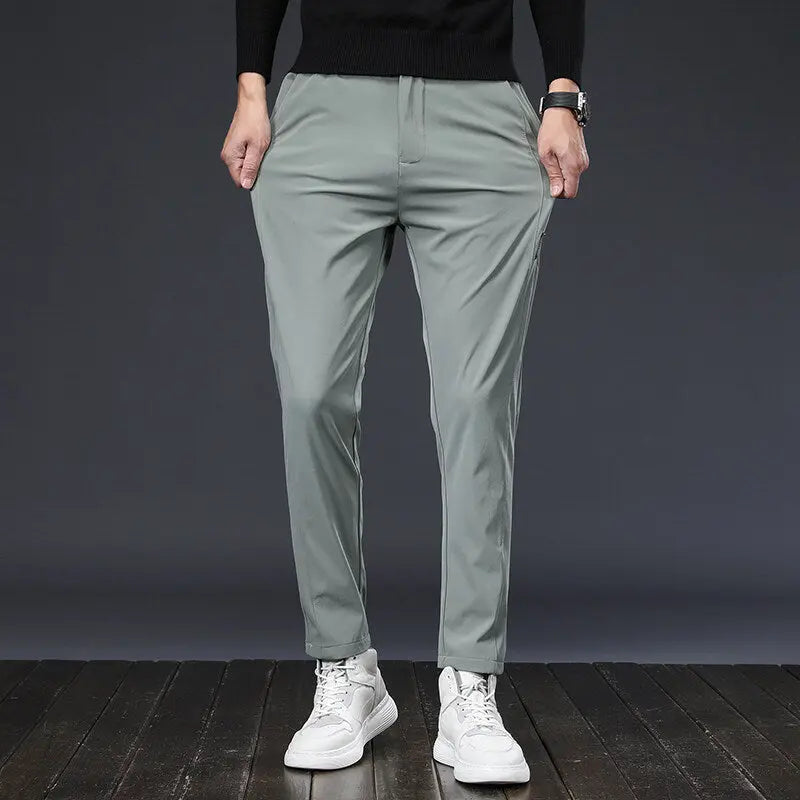 Men's Fashion Casual Solid Color Loose Pants - SMSB 66