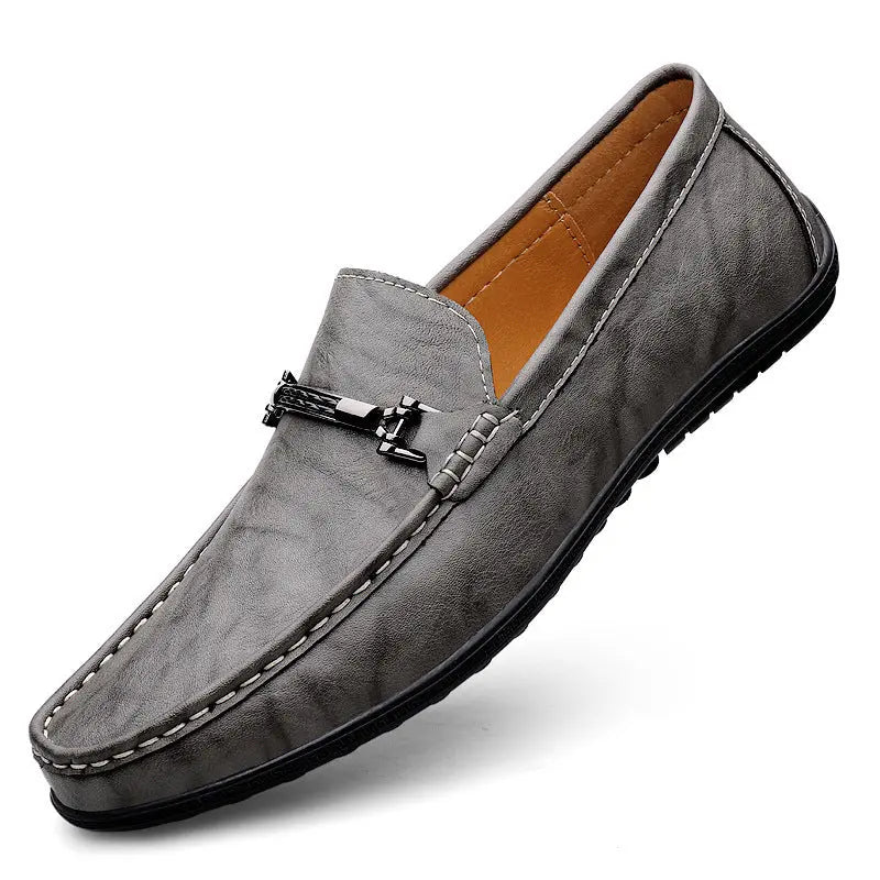 Men's Plus Size Genuine Leather Breathable Shoes - SMSB 66