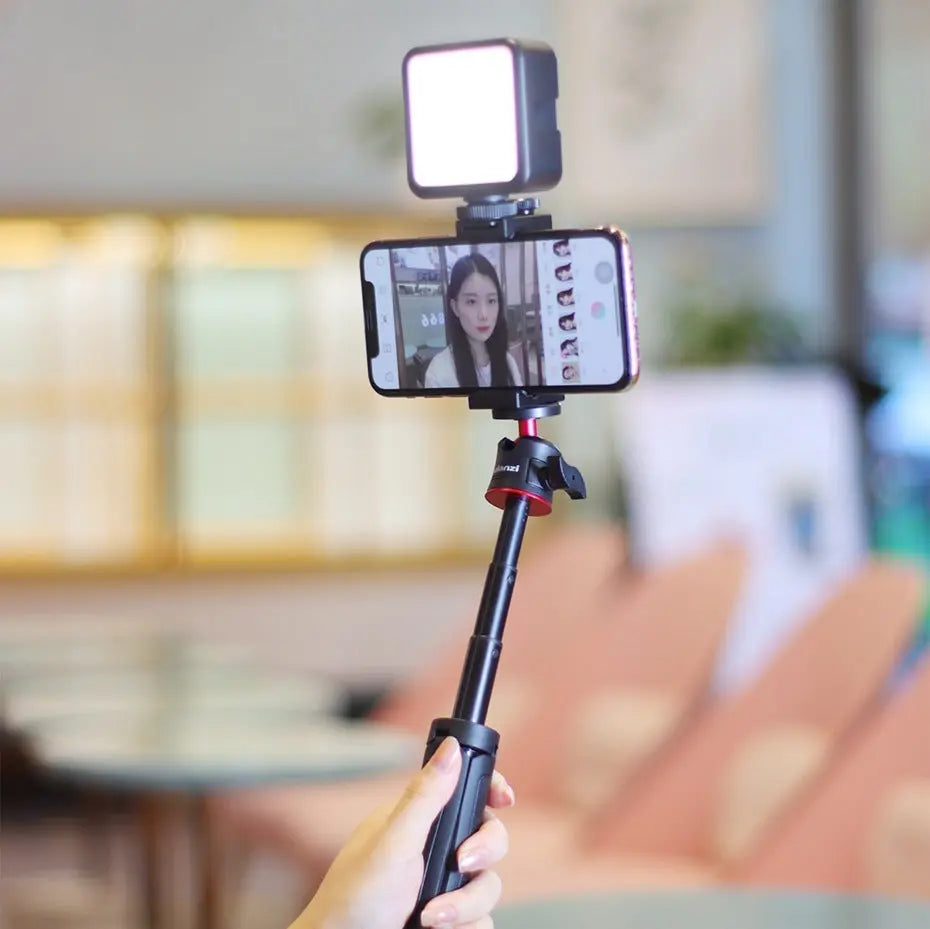 Mobile Phone Vlog Selfie Stick Short Video Live Fill Light Bracket - SMSB 66