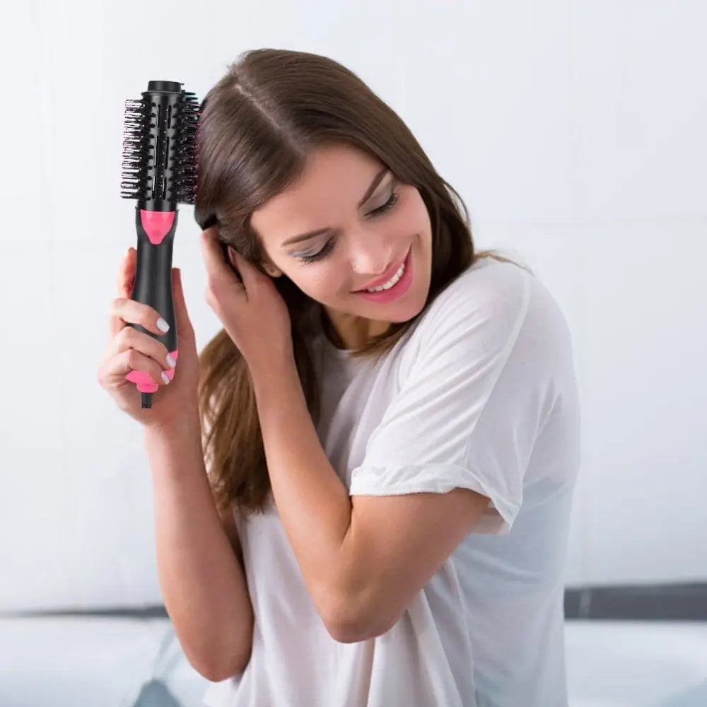 Multifunctional 2 in 1 Hair Dryer Volumizer Rotating Hot Hair Brush - SMSB 66
