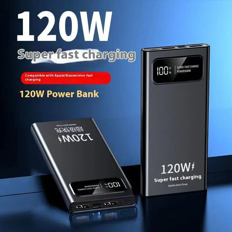 New 120W Power Bank 20000 MA Super Fast Charge Large Capacity Mobile Power Supply - SMSB 66