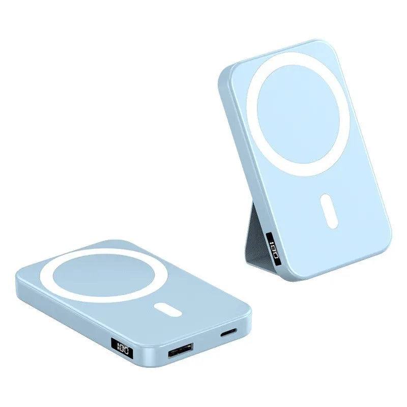 New Custom Logo Portable 10000mah Wireless Power Station 22.5W Fast Charger Stand Holder Magnetico Power Bank - SMSB 66