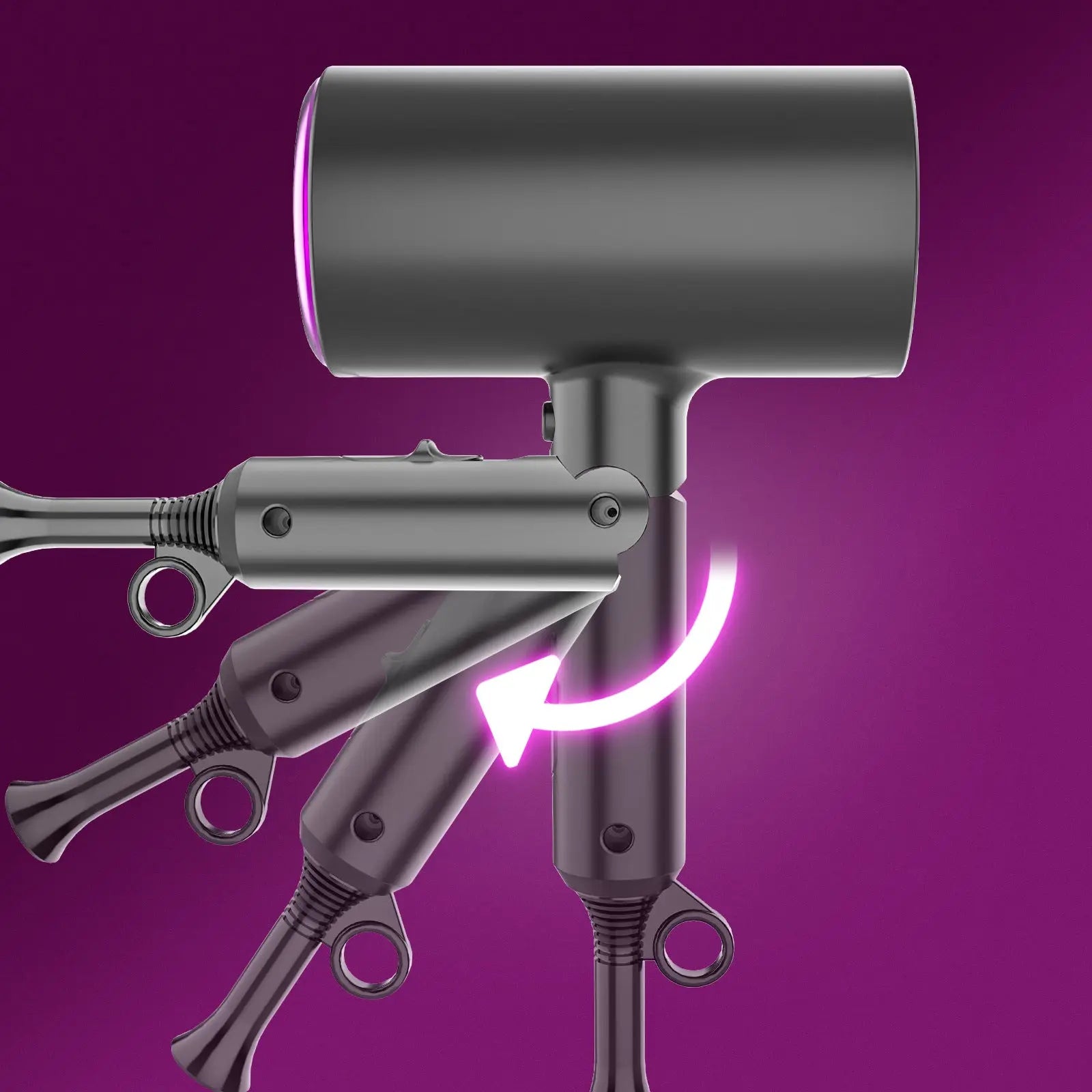 Regulations Hair Dryer Negative Ion Folding Portable High-Power Household Hair Dryer - SMSB 66