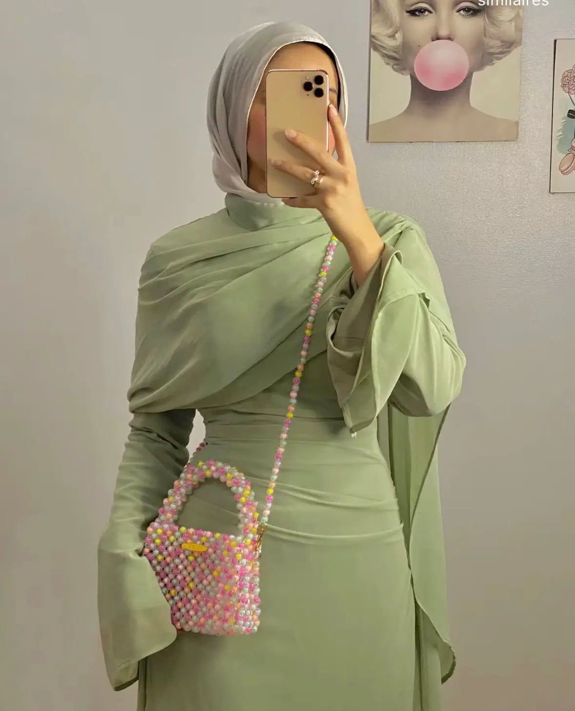 Robe Abaya en mousseline de soie Willson pour soirée, fête, Dubaï, Turquie, robes musulmanes, abaya ouvert pour femmes musulmanes, robes élégantes SMSB 66