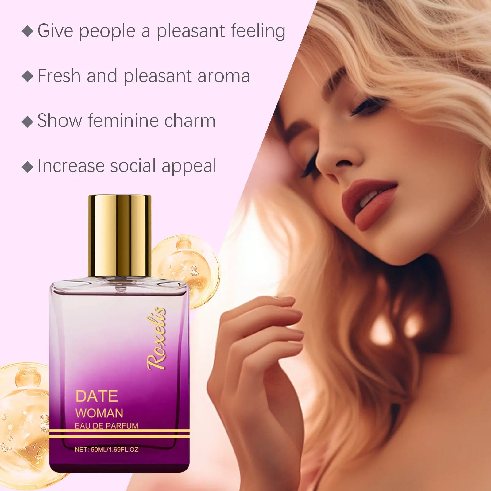 Roxelis Travel Perfume (Saffron)Herbal Charm Perfume Keep Fragrance Release Charm Misty Rain Garden Wood Scent Portable Herbal Perfume - SMSB 66