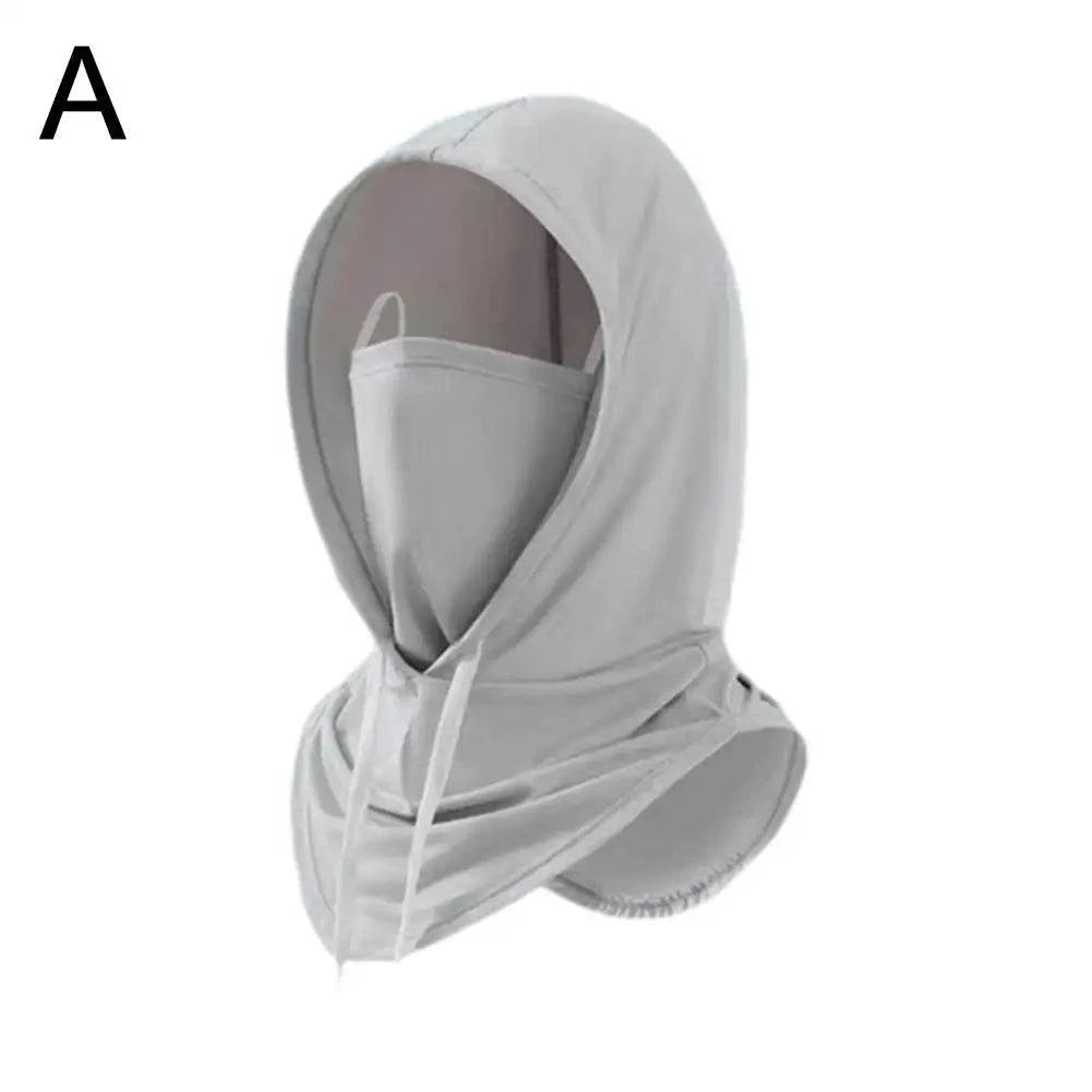 Fishing Hat With Mask Summer Sun Protection Wide Brim Women Men Sun Cap Mountaineering Hunting Hiking ﻿ - SMSB 66