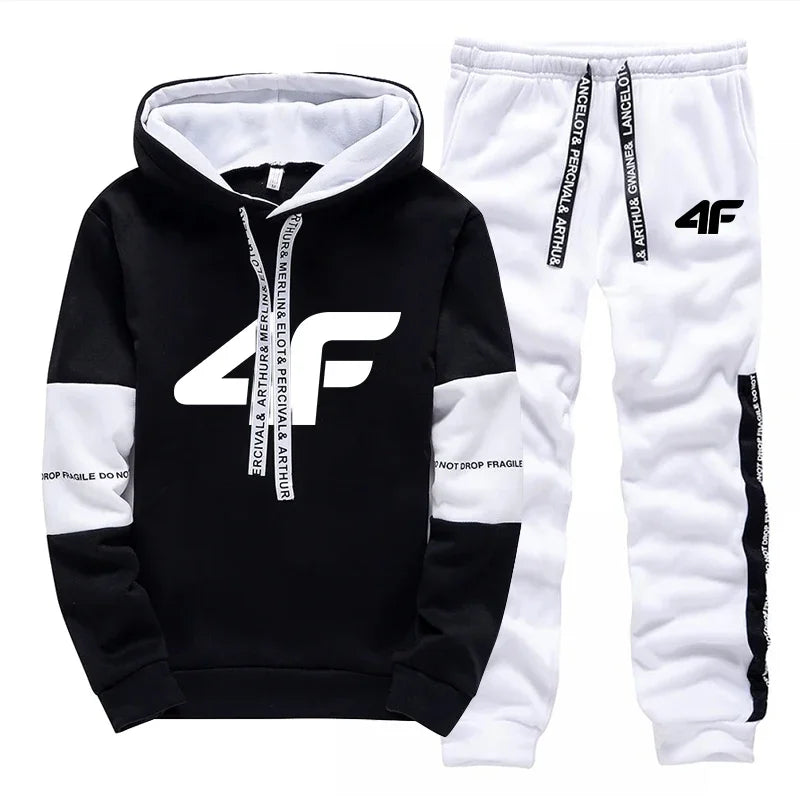 Sports Hot Sale Men's Tracksuit Hooded Long Sleeves Casual Single Piece Sweatshirts And Daily Sweatpants Comfort Outdoor Jogging - SMSB 66