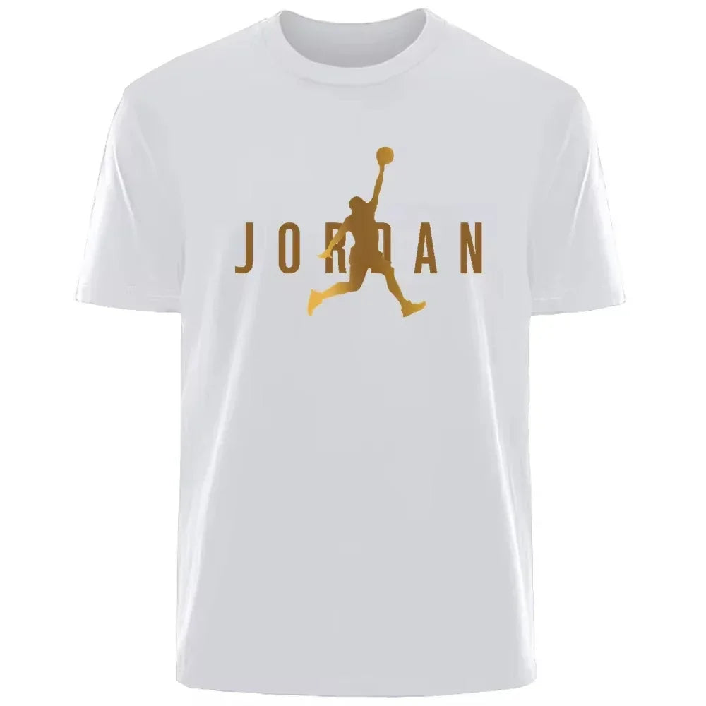 Retro Simple Letter Summer Men's 100% Cotton Comfortable Breathable Casual Fashion T-Shirt Outdoor Street Clothing for Men Teess - SMSB 66