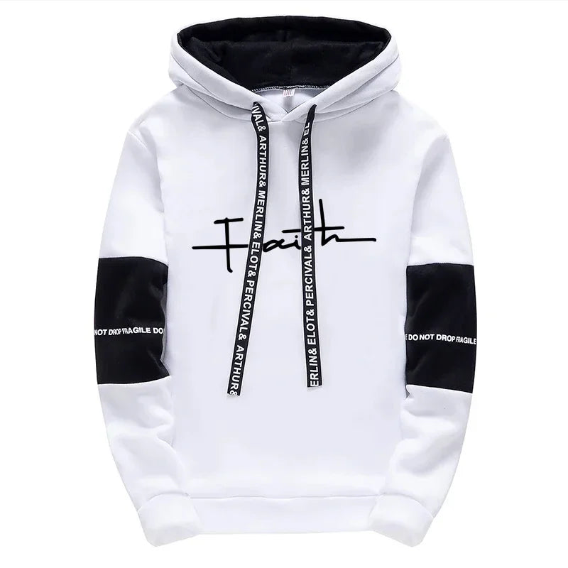 Autumn Winter Hoodies Sweatshirts for Men Versatile Sweatpants Fashion High Quality Sports Sportswear Comfortable Daily Dressing - SMSB 66