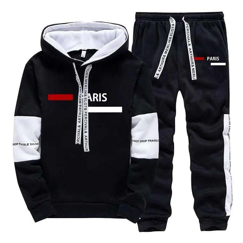 Hot Sales Mens Tracksuit Print Casual Single Piece Sweatshirts Sweatpants Office Home Hoodie Pants Sports Jogging Mens Clothing - SMSB 66