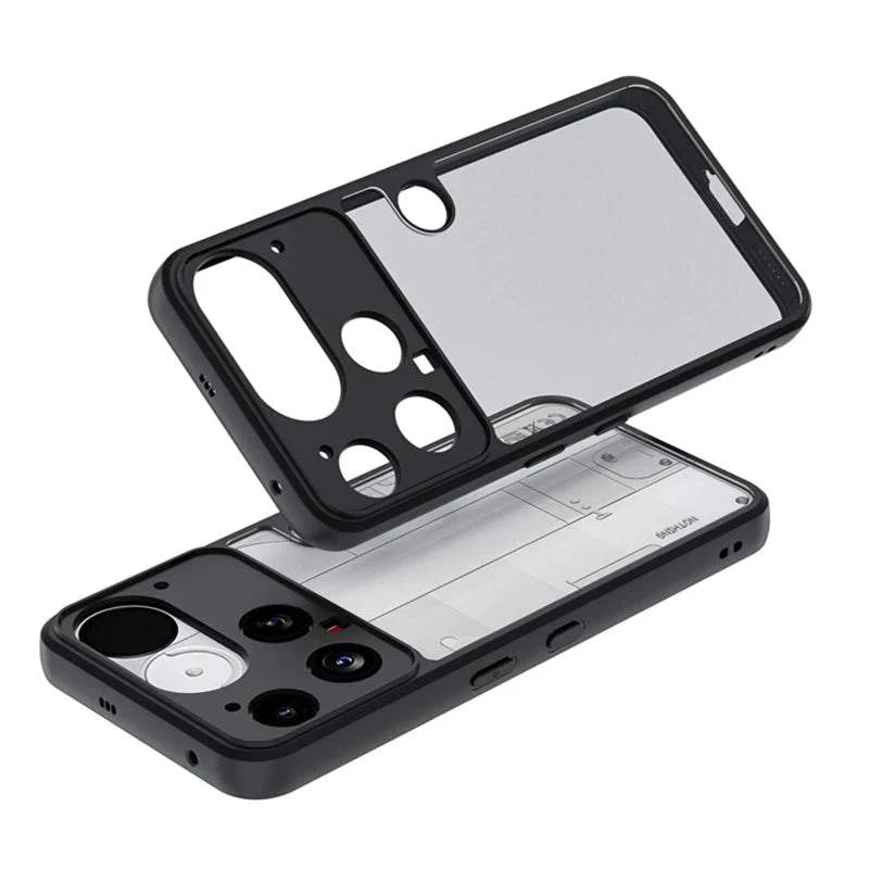 Magnetic Case For Nothing Phone 3 Phone3 Case Ring Stand Transparent Back Cover Protect Shell Shockproof Bumper - SMSB 66