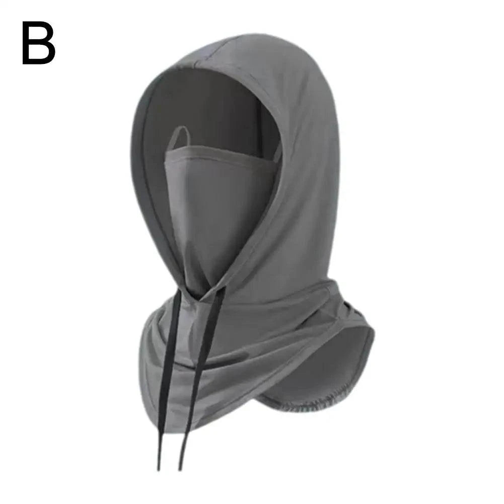 Fishing Hat With Mask Summer Sun Protection Wide Brim Women Men Sun Cap Mountaineering Hunting Hiking ﻿ - SMSB 66