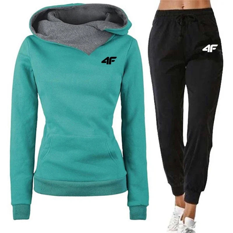 Hot Sales Daily Women's Tracksuit Hoodies Long Sleeves Casual Single Piece Sweatshirts Sweatpants Comfort Outdoor Jogging Sports - SMSB 66