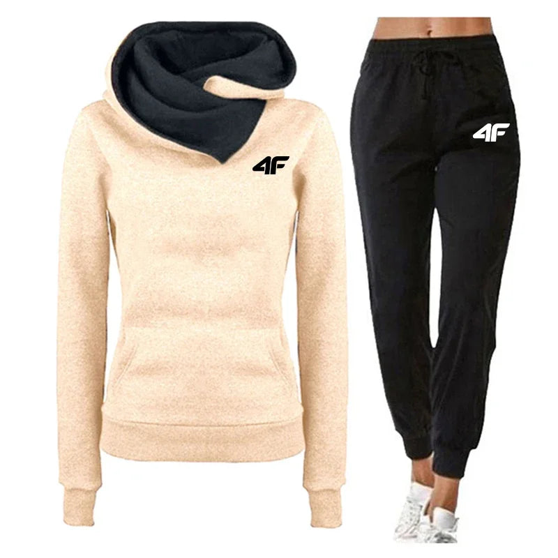 Hot Sales Daily Women's Tracksuit Hoodies Long Sleeves Casual Single Piece Sweatshirts Sweatpants Comfort Outdoor Jogging Sports - SMSB 66