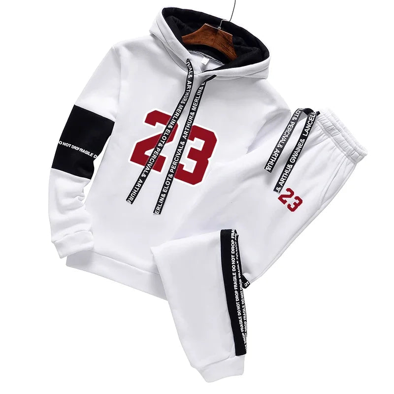 High Quality Hoodies Sweatshirts for Men Versatile Sweatpants Casual Autumn Winter Fashion Sportswear Daily Dressing Comfortable - SMSB 66