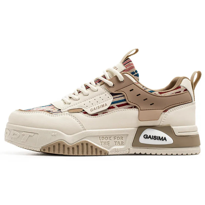 Fashion Blue Designer Skateboard Shoes Men Streetwear Hip hop Sneakers Men Luxury Platform Skateboard Sneakers Men basket homme - SMSB 66