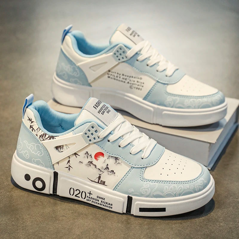 Chinese style parent-child shoes new style of small niche original casual board shoes thick sole anti-slip sports shoes - SMSB 66