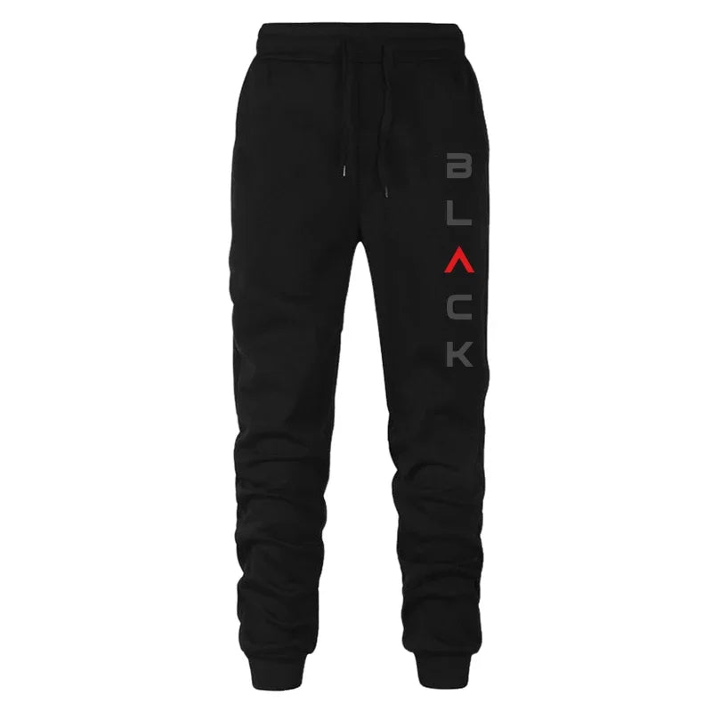 2025 Hot Sale Mens Tracksuit Hoodie Sweatpants Black Letter Print Zipper Jacket Jogger Pants Autumn Winter Casual Fashion Outfit - SMSB 66