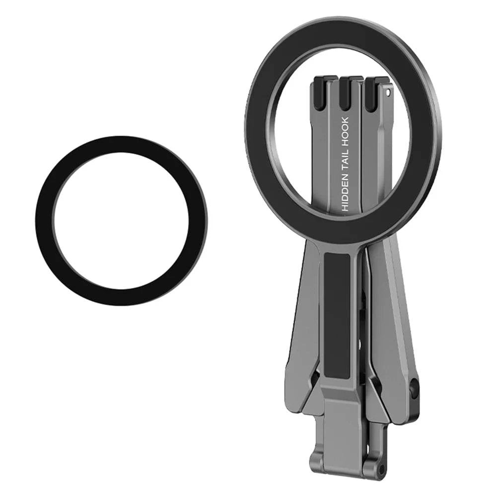 Magnetic Pocket Phone Tripod Cell Phone Tripod Stand for MagSafe Foldable Phone Holder Phone Stand for iPhone 16 15 14 13 12 - SMSB 66