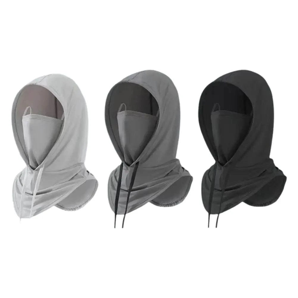 Fishing Hat With Mask Summer Sun Protection Wide Brim Women Men Sun Cap Mountaineering Hunting Hiking ﻿ - SMSB 66