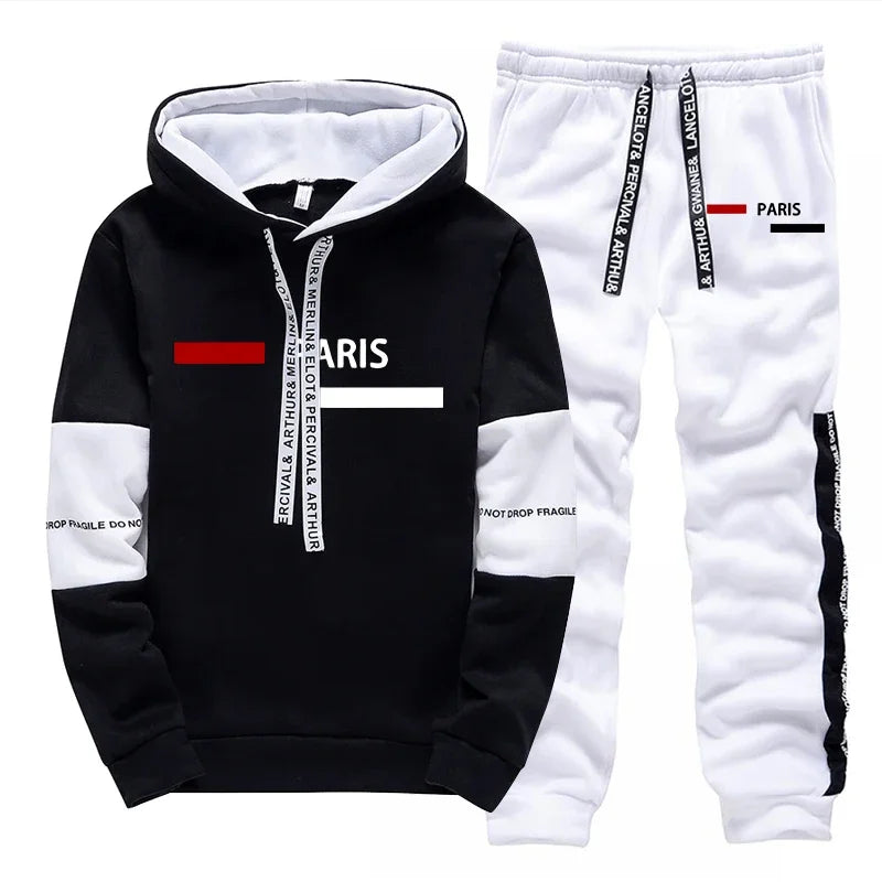 Hot Sales Mens Tracksuit Print Casual Single Piece Sweatshirts Sweatpants Office Home Hoodie Pants Sports Jogging Mens Clothing - SMSB 66