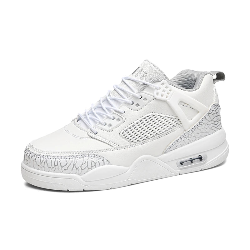 Zhongda Boys' AJ3 sports board Shoes Children's Girls' casual basketball shoes autumn and winter leather children's shoes - SMSB 66