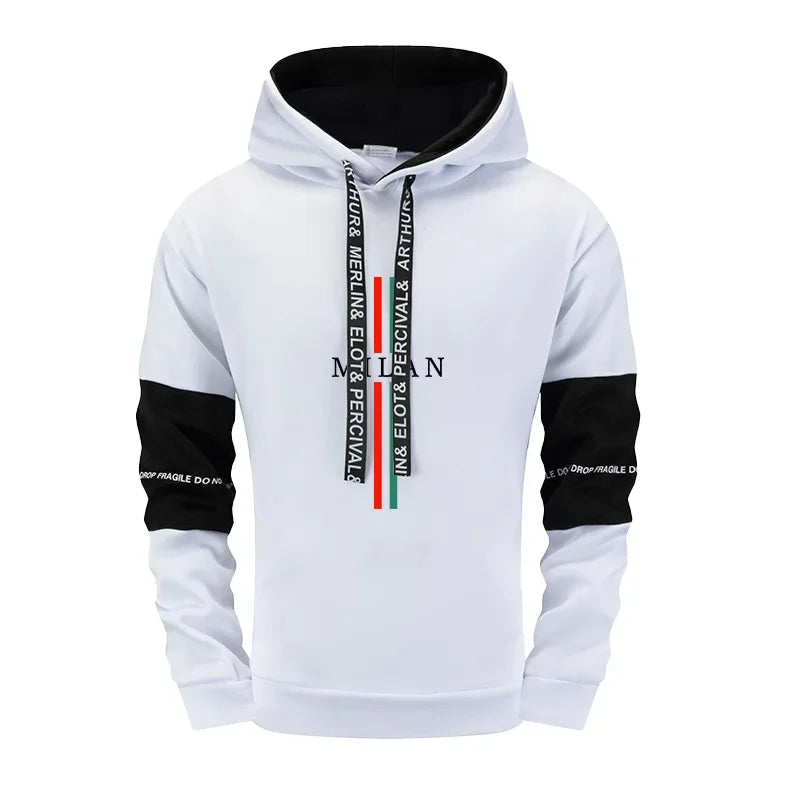 2025 Hot Sale Men's Tracksuit Hoodie Sweatpants High Quality Italy Milan Print Sweatshirt Outfit Autumn Winter Casual Sportswear - SMSB 66