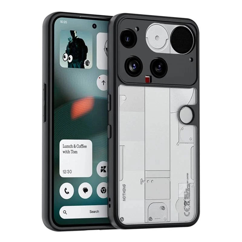 Magnetic Case For Nothing Phone 3 Phone3 Case Ring Stand Transparent Back Cover Protect Shell Shockproof Bumper - SMSB 66