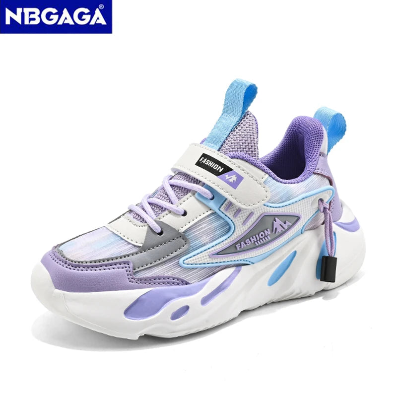 Fashion Children Shoes Girls Sneakers School Sports Summer Mesh Breathable For Kids Tennis Casual Shoes - SMSB 66