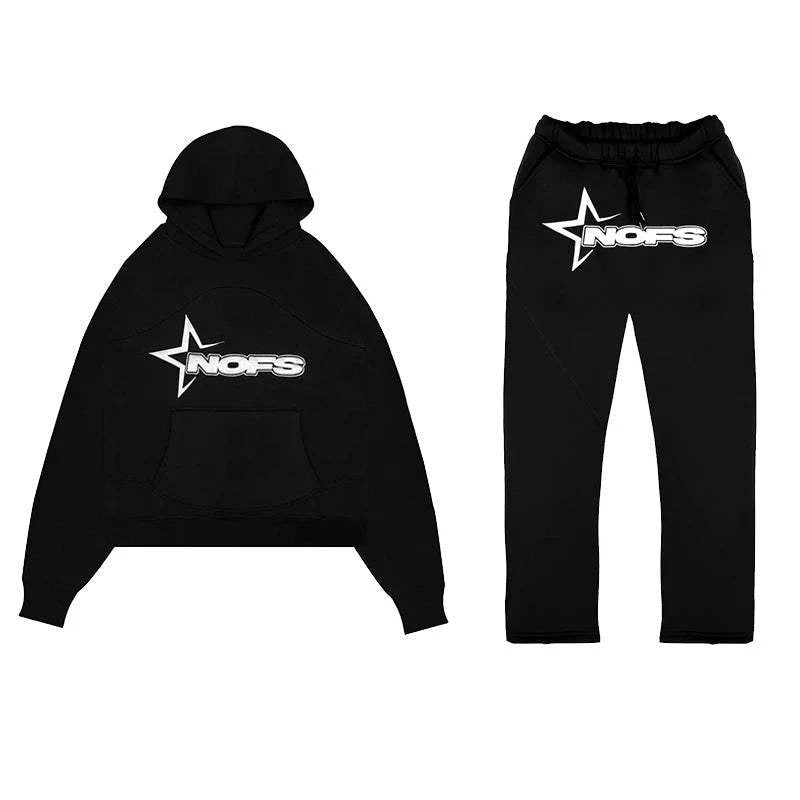 Y2K Hoodies Men Harajuku Hip Hop Letter Graphic Print Loose Sweatshirts 2024 Punk Rock Gothic Clothes Tops Goth Pants Streetwear SMSB 66
