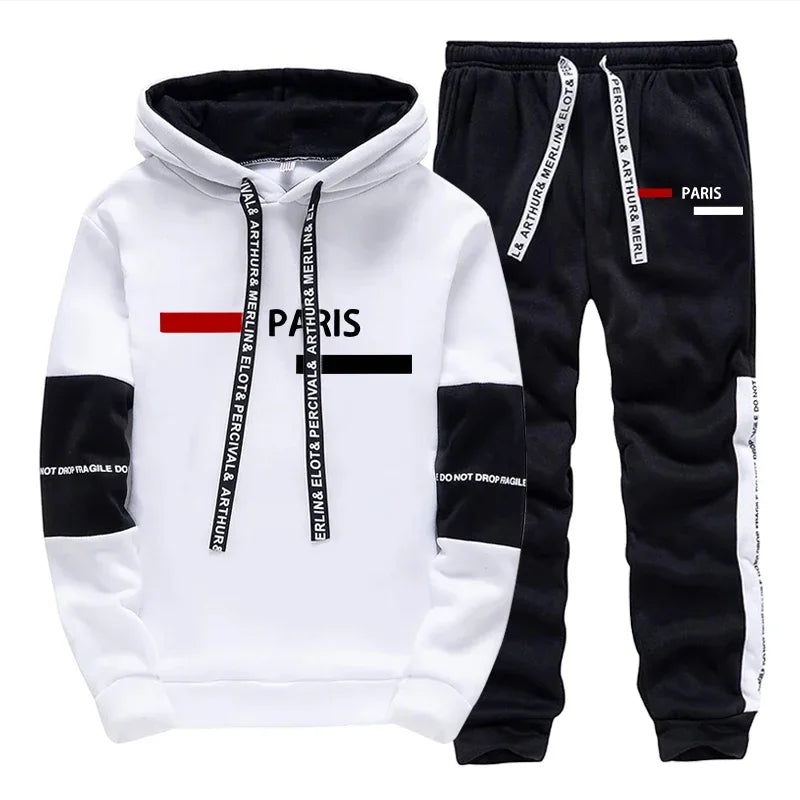 Hot Sales Mens Tracksuit Print Casual Single Piece Sweatshirts Sweatpants Office Home Hoodie Pants Sports Jogging Mens Clothing - SMSB 66