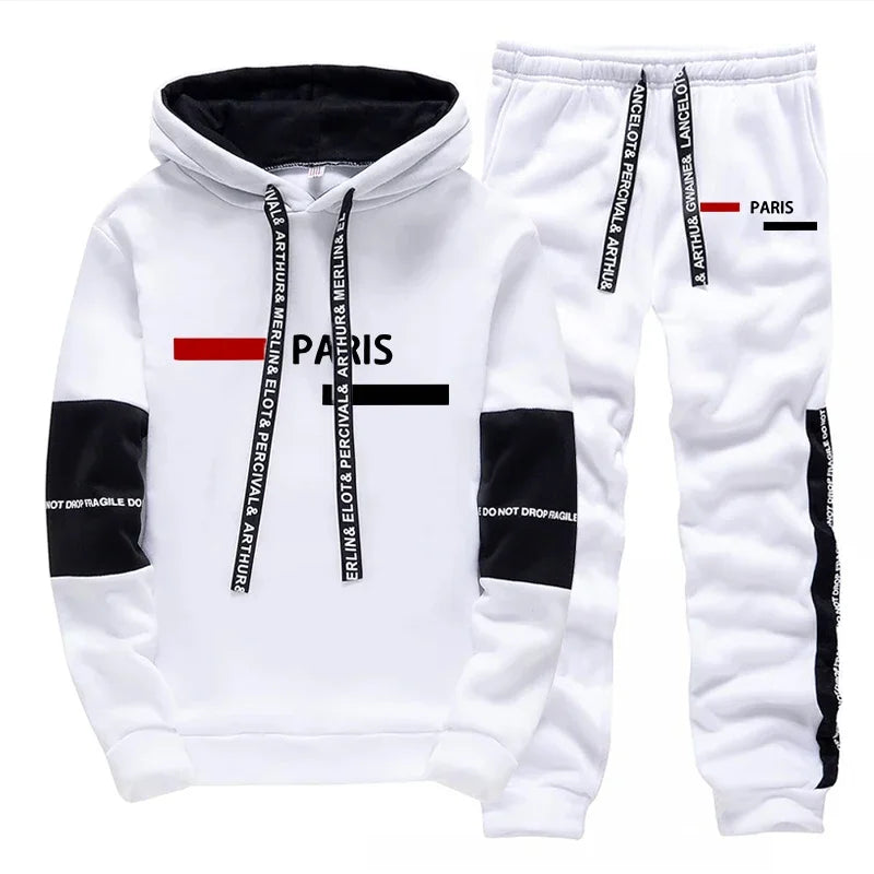 Hot Sales Mens Tracksuit Print Casual Single Piece Sweatshirts Sweatpants Office Home Hoodie Pants Sports Jogging Mens Clothing - SMSB 66