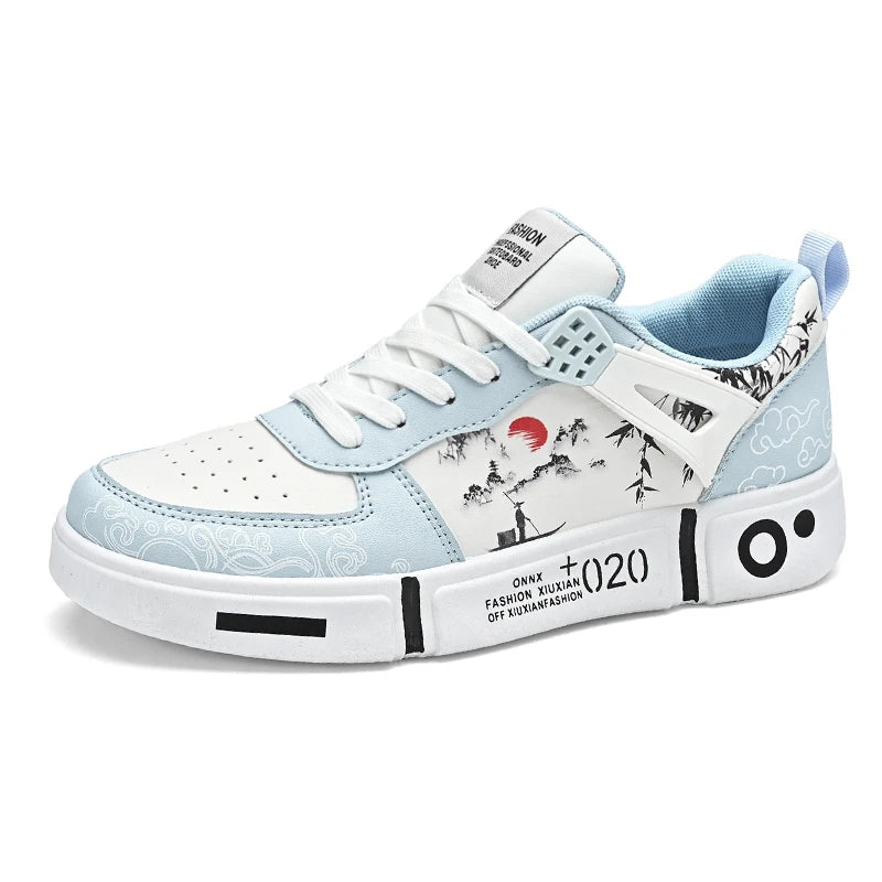 Chinese style parent-child shoes new style of small niche original casual board shoes thick sole anti-slip sports shoes - SMSB 66