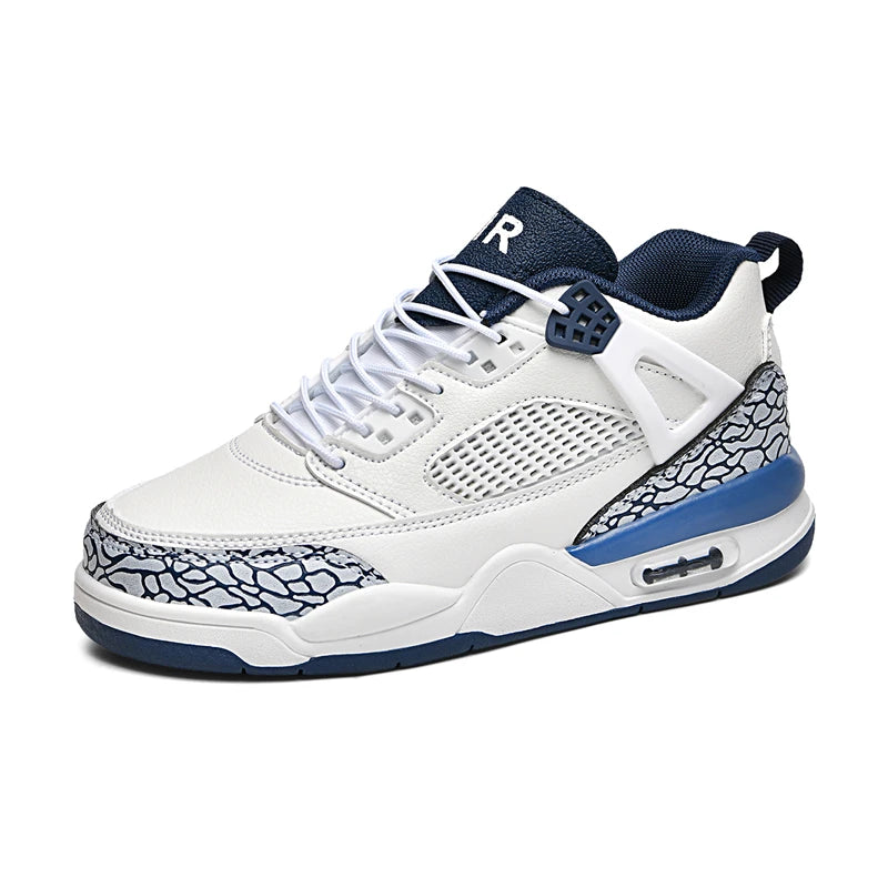 Zhongda Boys' AJ3 sports board Shoes Children's Girls' casual basketball shoes autumn and winter leather children's shoes - SMSB 66