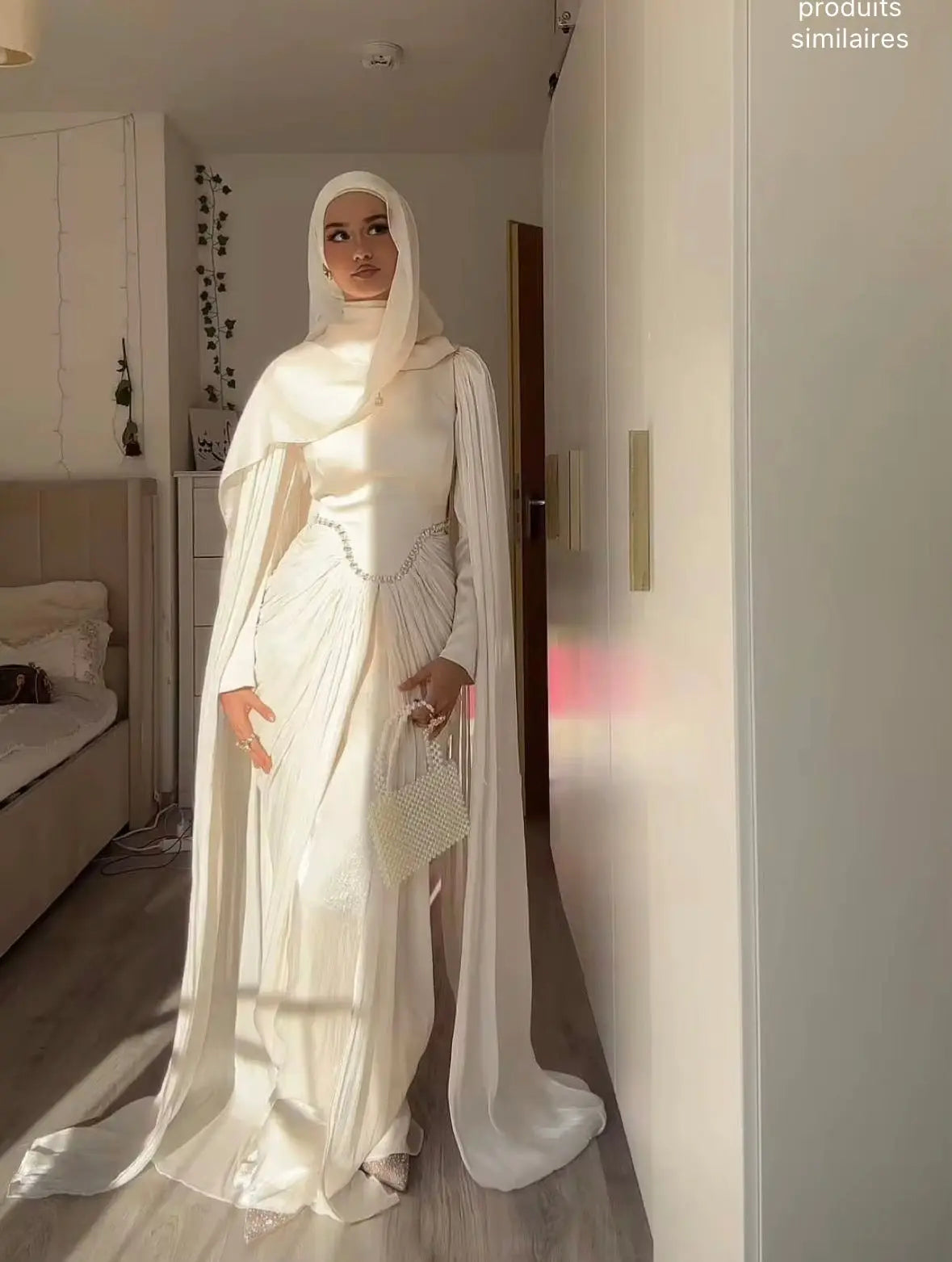Sharut OEM/ODM Abaya islamique EID Dubaï, robe de soirée musulmane de luxe pour femmes, robes élégantes et ajustées à plis, modeste, pour soirée. SMSB 66