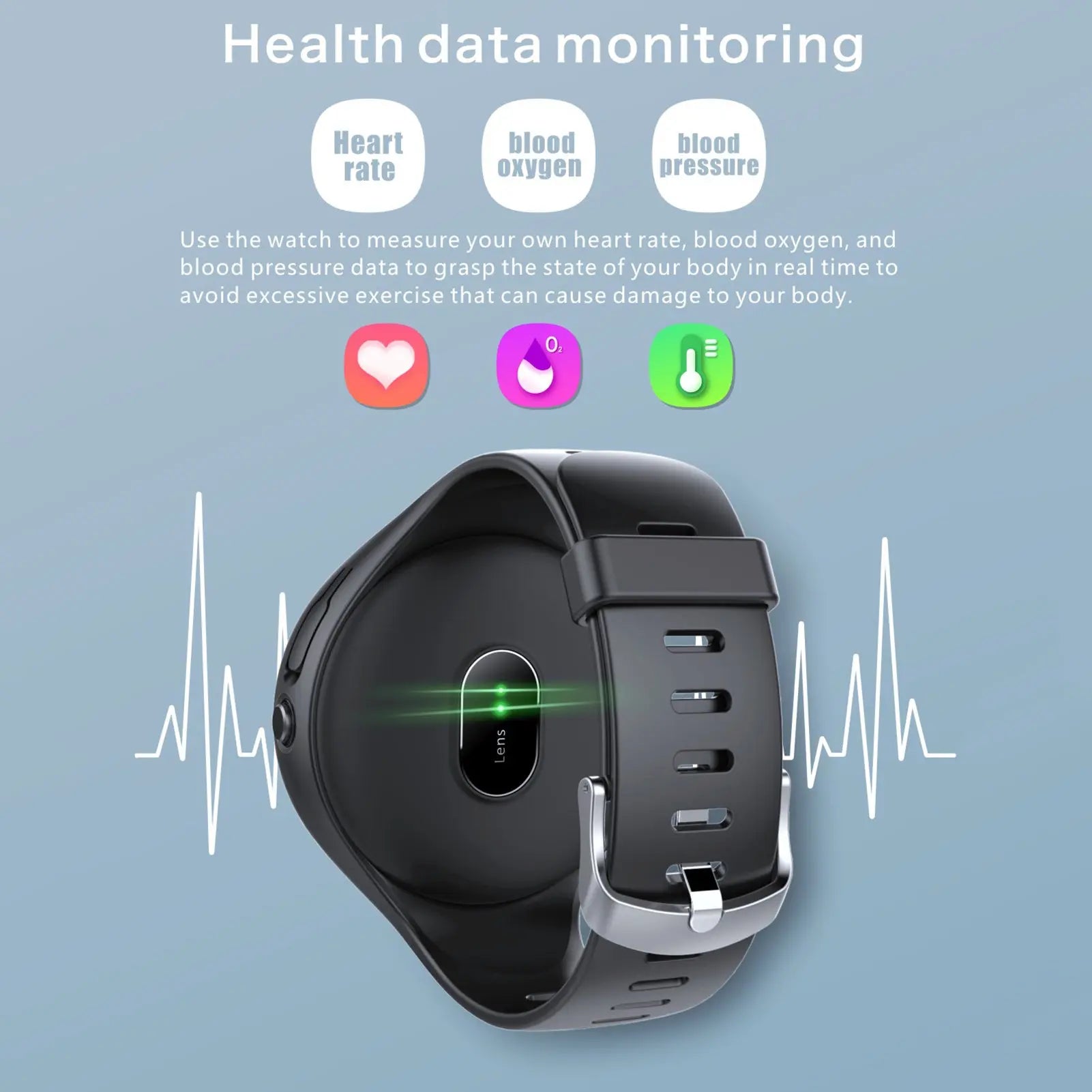 Sleep Exercise Pedometer Heart Rate Bracelet Bluetooth Headset Combo - SMSB 66
