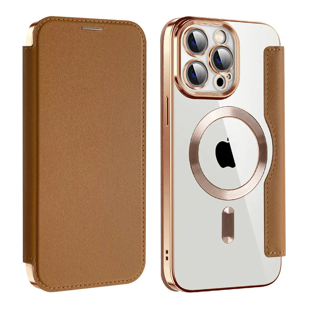 Suitable for iPhone 16 wireless charging phone case Apple 14 protective case plug-in card 13 Pro - SMSB 66