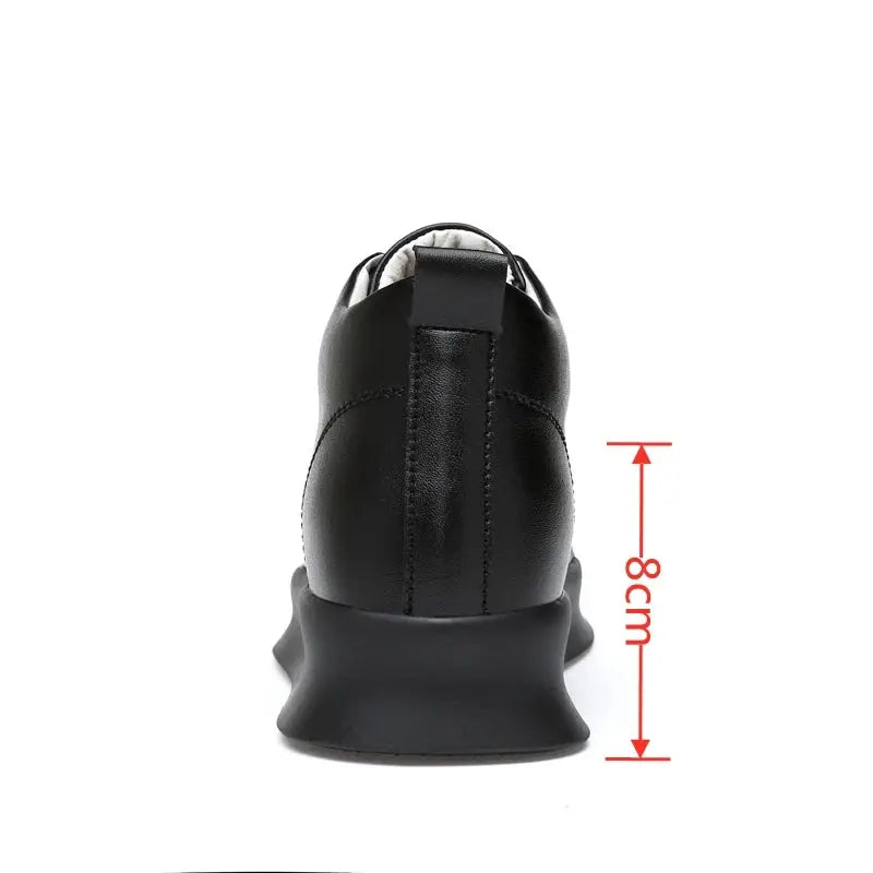 Summer Fashion Invisible Height-Increasing Shoes 8CM Korean Style British Invisible Height-Increasing Men's Shoes Casual Sports Sneakers - SMSB 66