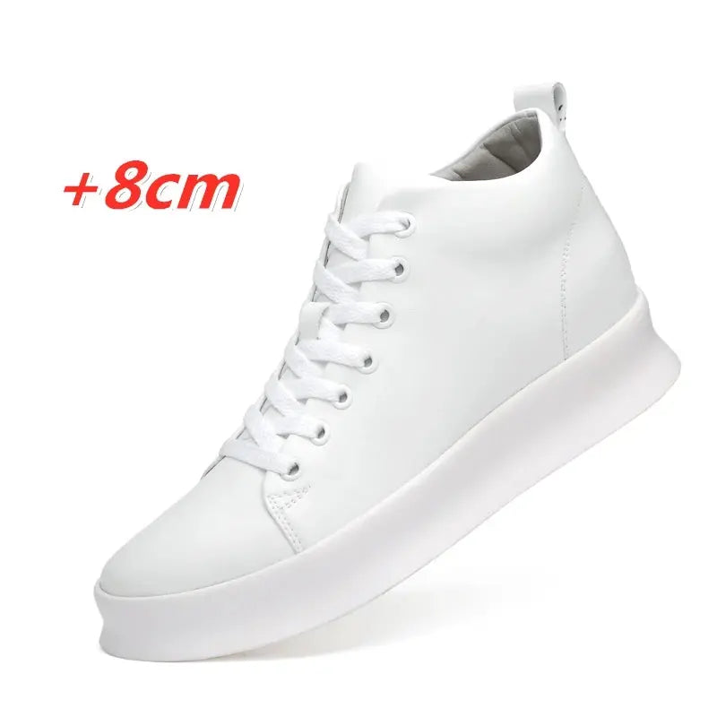 Summer Fashion Invisible Height-Increasing Shoes 8CM Korean Style British Invisible Height-Increasing Men's Shoes Casual Sports Sneakers - SMSB 66