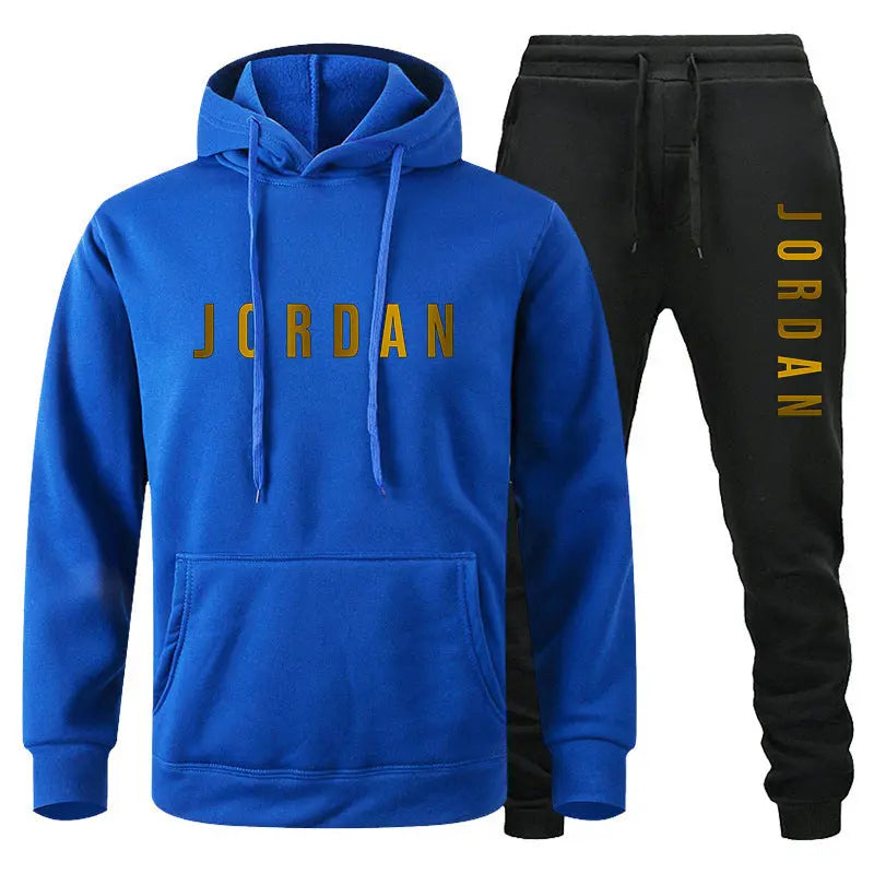 Sweatshirt set for autumn and winter men's casual sports hoodie set eprolo