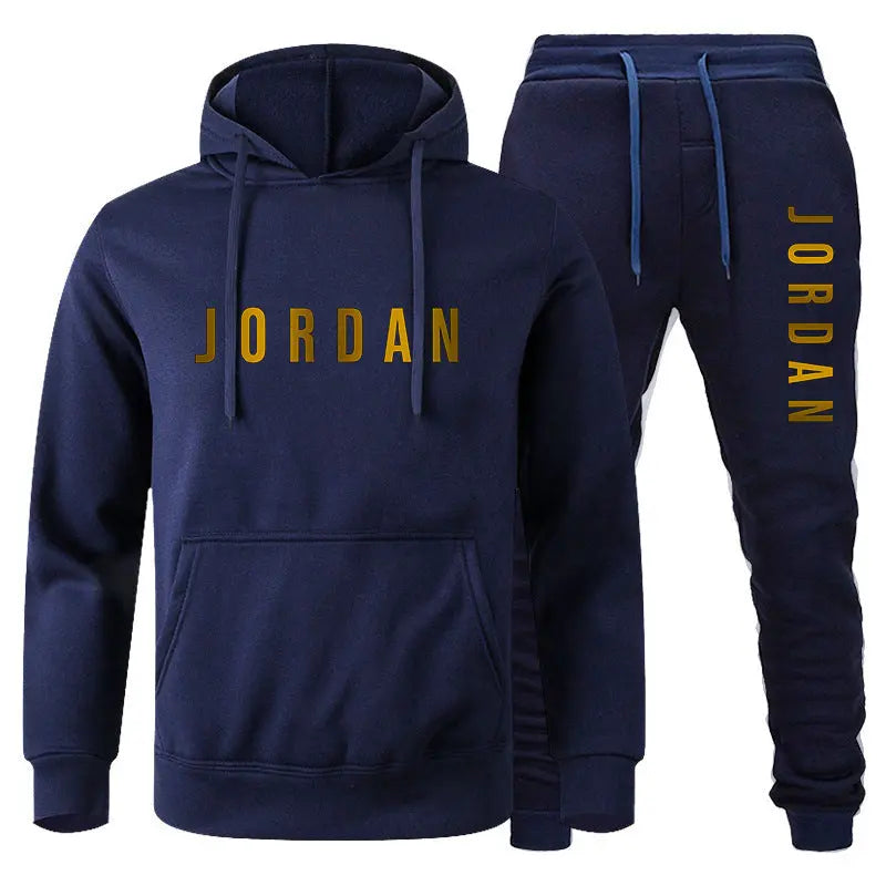 Sweatshirt set for autumn and winter men's casual sports hoodie set eprolo