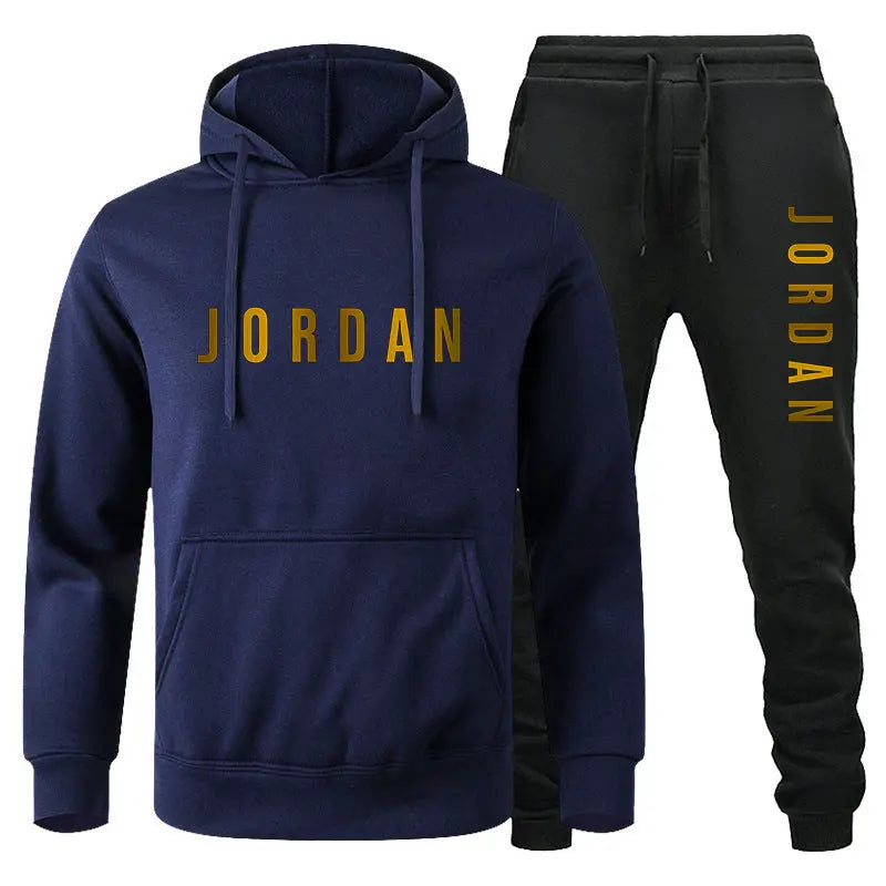 Sweatshirt set for autumn and winter men's casual sports hoodie set eprolo