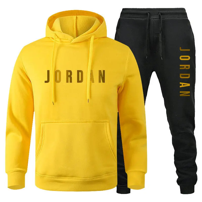 Sweatshirt set for autumn and winter men's casual sports hoodie set eprolo