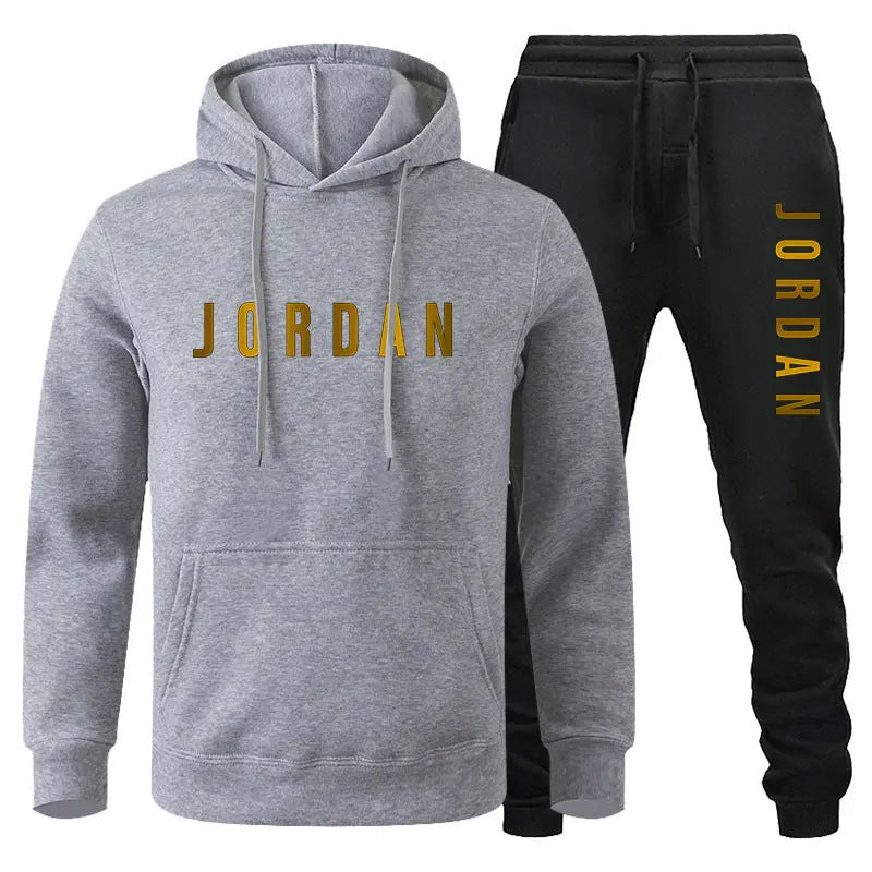 Sweatshirt set for autumn and winter men's casual sports hoodie set eprolo