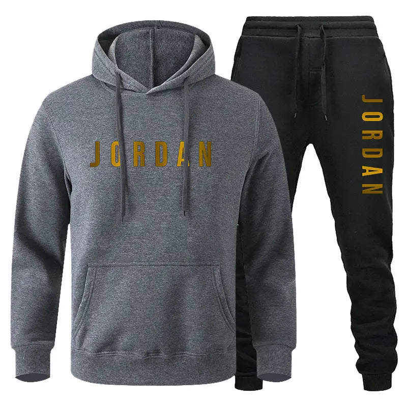 Sweatshirt set for autumn and winter men's casual sports hoodie set eprolo