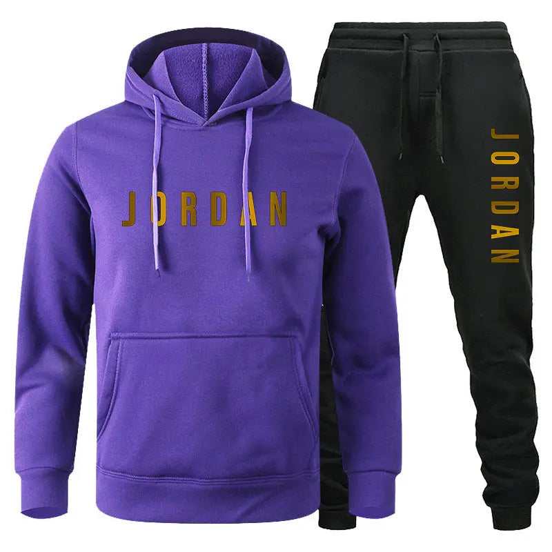 Sweatshirt set for autumn and winter men's casual sports hoodie set eprolo