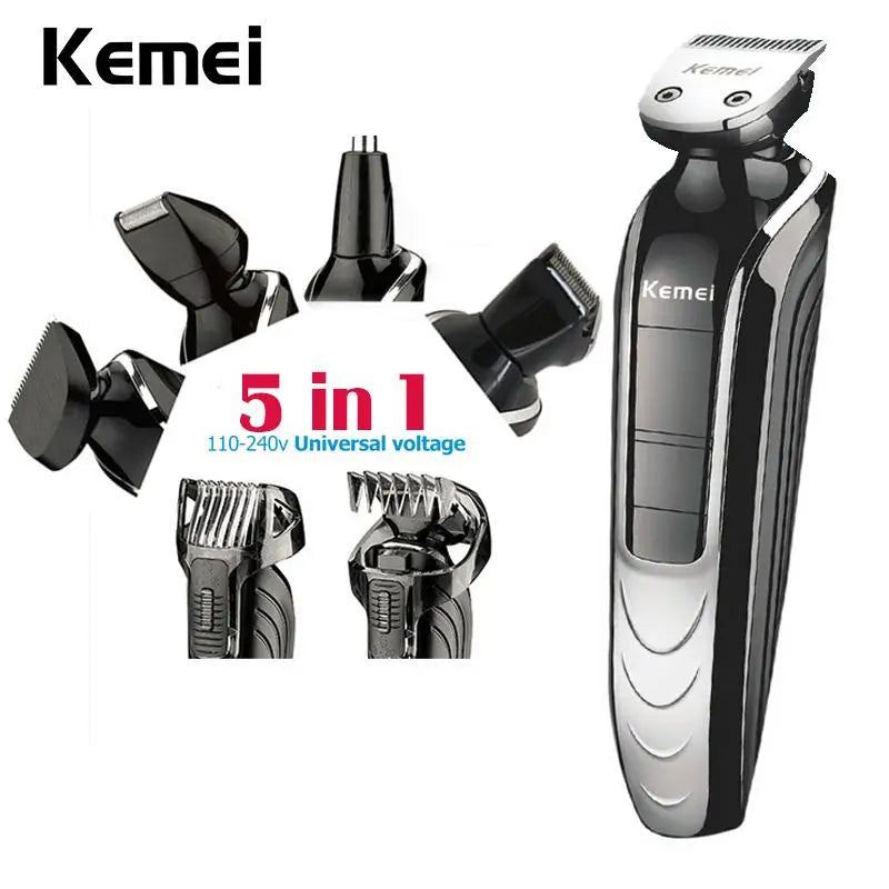 Whole body wash Rechargeable Multifunction Personal Electric Men Hair Clipper Shaver Beard Trimmers Nose Cutting Machine Haircut - SMSB 66