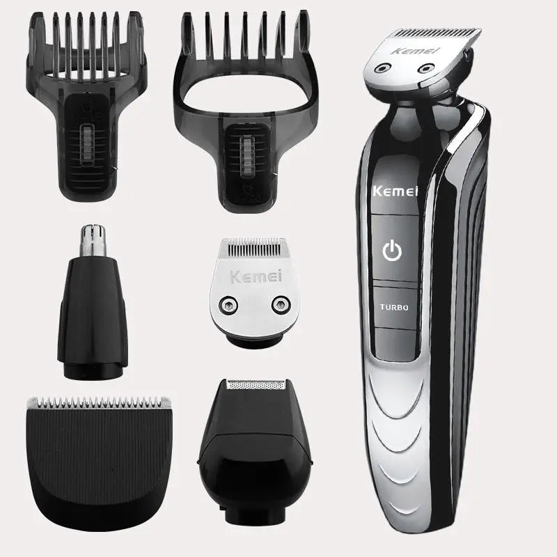 Whole body wash Rechargeable Multifunction Personal Electric Men Hair Clipper Shaver Beard Trimmers Nose Cutting Machine Haircut - SMSB 66
